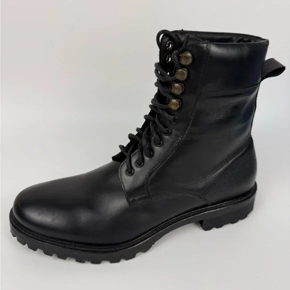 Men’s AF Ankari Floruss Combat Boots Black Size 7 Grunge Punk Biker Hipster Lug - Picture 8 of 14